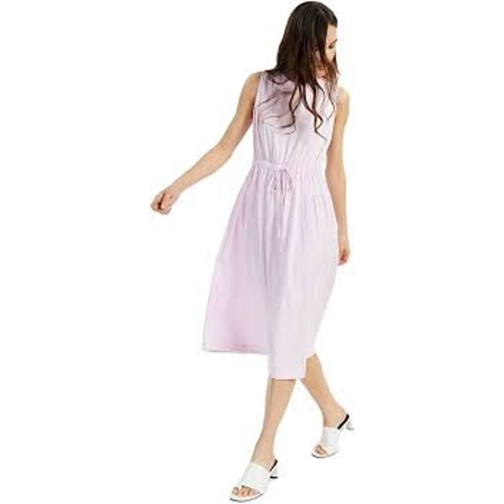 ALFANI Women's Dress Purple Lavender Sleeveless Drawstring-Waist NWT - Picture 1 of 5